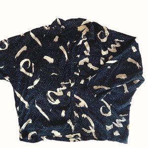 1960s abstract blouse